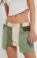 JGR & STN Miller Colorblock Mini Skirt
