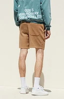 Pacsun Brown Woven Knit Shorts