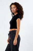 PS Basics by Pacsun Queen Cropped T-Shirt