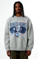 New Era NY Yankees Vs San Diego Padres Crew Neck Sweatshirt