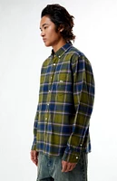 Obey Morgan Long Sleeve Flannel Shirt