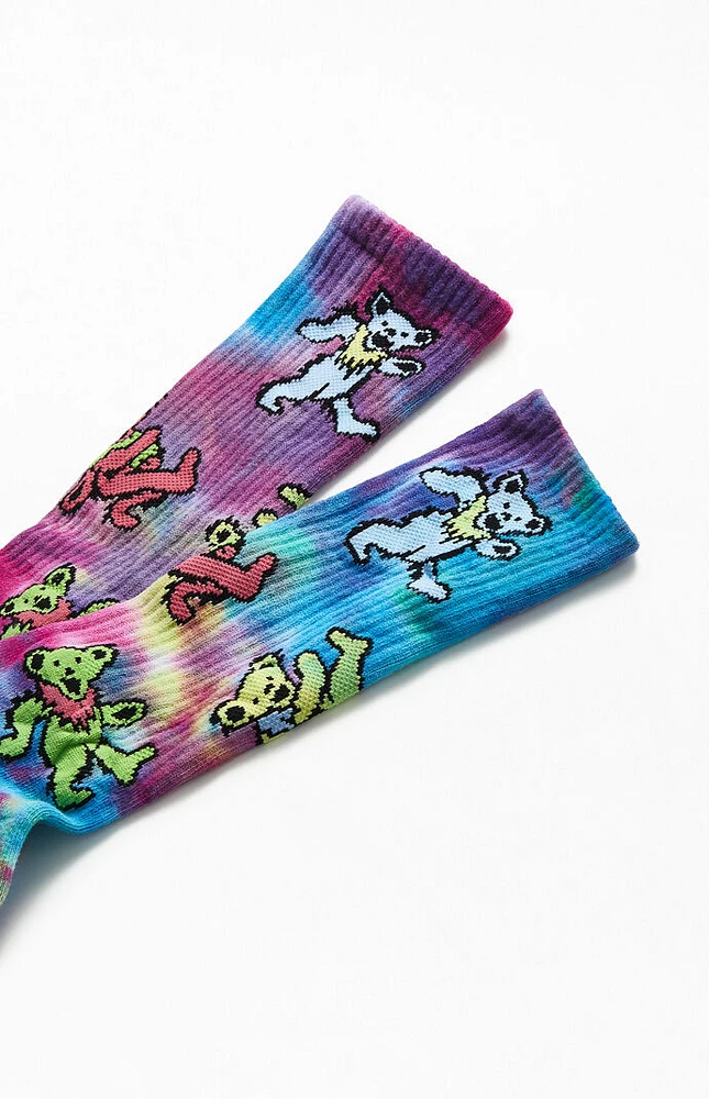 Tie-Dyed Grateful Dead Crew Socks