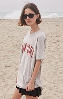 John Galt Penelope Red New York Oversized T-Shirt