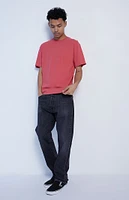 PS Basics Red Regular Solid T-Shirt