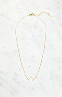 John Galt Circle Charm Necklace