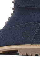 Timberland Women's Dark Blue Canvas Stone Street 6inch Lace-Up Waterproof Boots