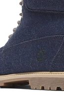 Timberland Women's Dark Blue Canvas Stone Street 6inch Lace-Up Waterproof Boots