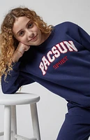 Pacsun Kids Chenille Logo Crew Neck Sweatshirt