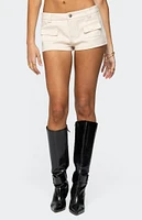 Edikted Terra Cargo Micro Shorts
