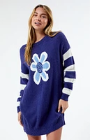 Daisy Street Knit Stripe Sleeve Sweater