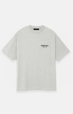 Fear of God Essentials Light Heather Grey Crew Neck T-Shirt