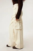 PacSun Vanilla Mid Rise Baggy Cargo Pants