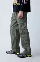 PacSun Olive Canvas Baggy Cargo Pants