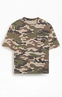 GUESS Originals AOP Camo Boxy Pocket T-Shirt