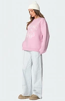 Edikted Apres Ski Oversized Sweater
