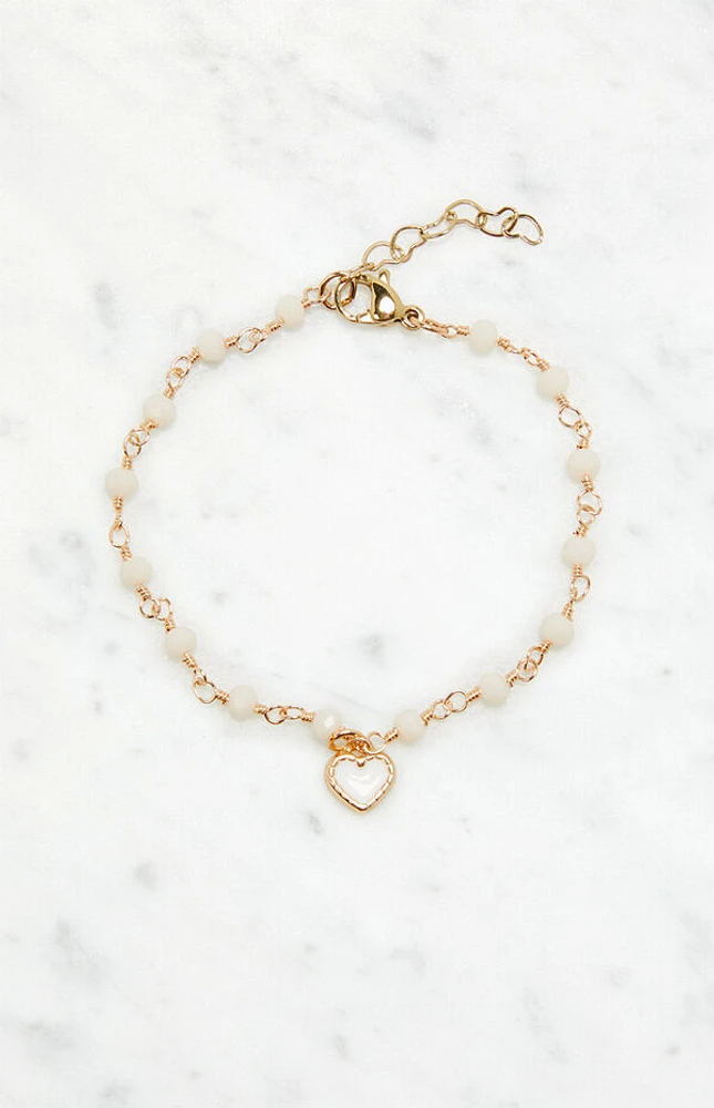 John Galt Heart Charm Bracelet