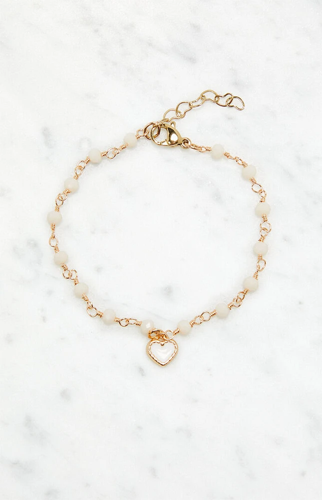 John Galt Heart Charm Bracelet