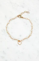 John Galt Heart Charm Bracelet