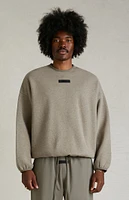 Fear of God Essentials Heather Grey Crew Neck Sweatshirt