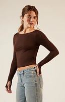 Est. PAC 1980 Aleena Thumbhole Long Sleeve Top