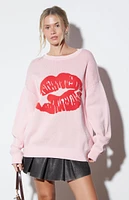 PacSun Kiss Star Oversized Sweater