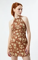 Rhythm Nova Paisley Halter Mini Dress