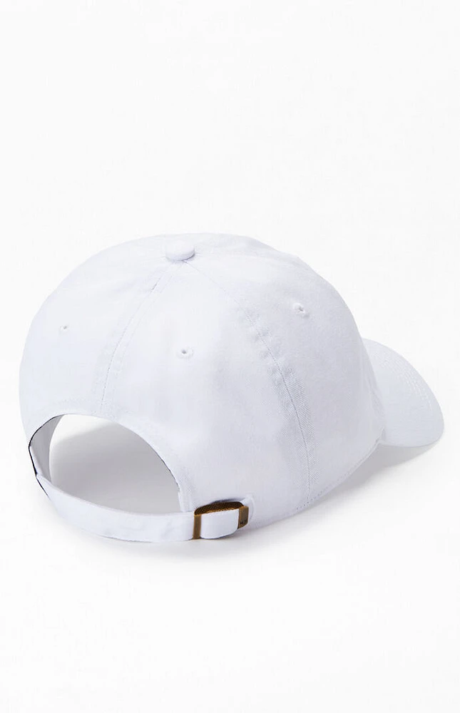 47 Brand White & Pink LA Dodgers Strapback Dad Hat