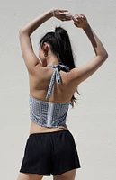 Beverly and Beck June Gingham Halter Corset