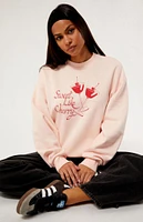 PacSun Cherry Cocktail Crew Neck Sweatshirt