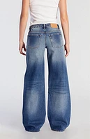 Pacsun Casey Low Rise Baggy Jeans Medium Indigo