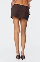 Edikted Colleen Pinstripe Mini Skort