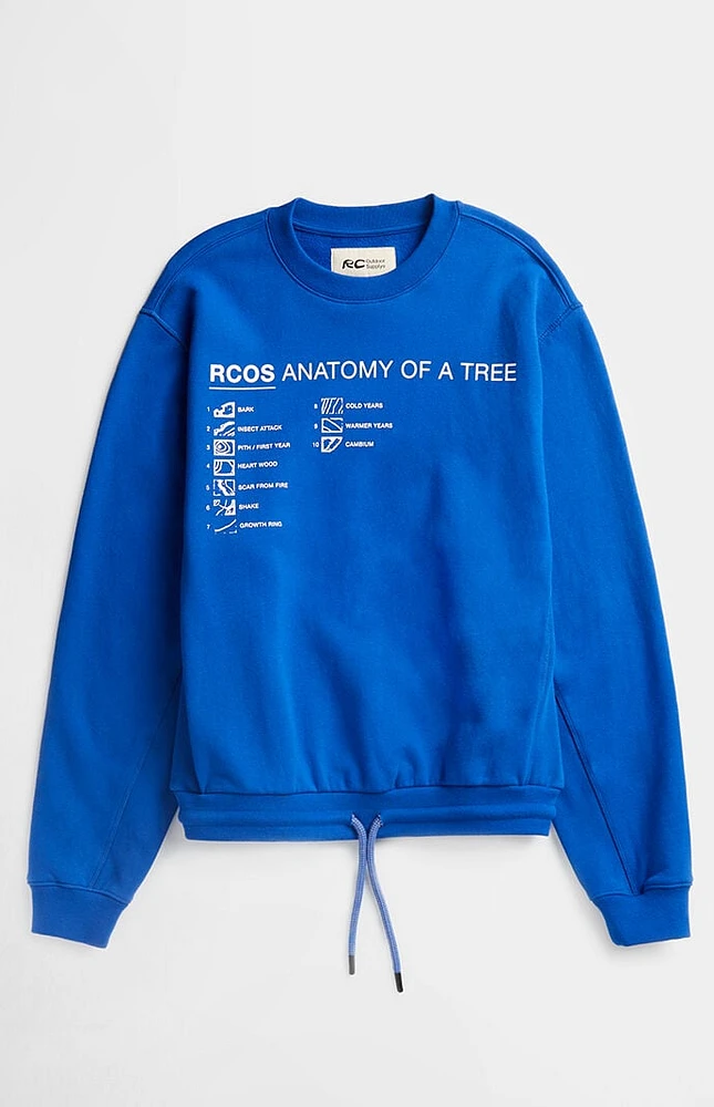 RC Outdoor Supply Anatomy Of A Tree Crew Neck Sweatshirt