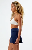 PAC 1980 WHISPER Active Navy Osa Mini Skirt