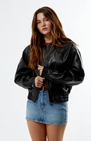 GUESS Originals Faux Leather Jacket