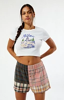 Pacsun Patchwork Sweat Shorts