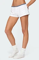 Edikted Stefi Floral Contrast Shorts