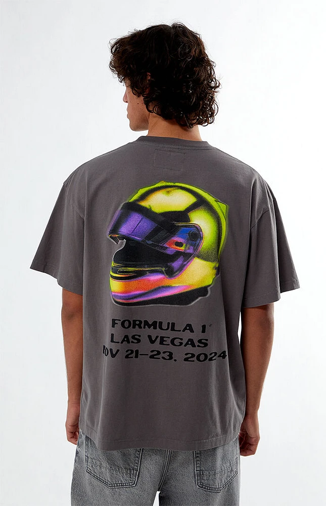 Formula 1 x PacSun Gray Las Vegas Flashes T-Shirt