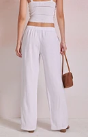 Beverly and Beck Linen Pull-On Pants