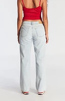 Pacsun Light Indigo Low Rise Girlfriend Jeans