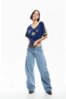 LIONESS Horseshoe Low Rise Baggy Jeans