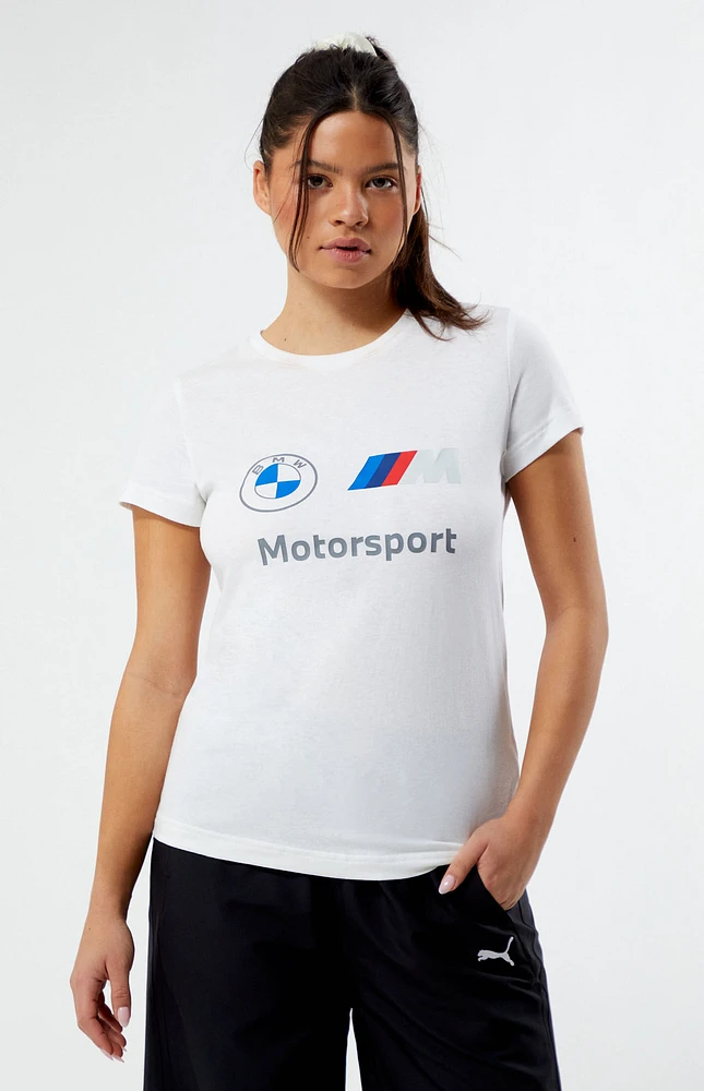 Puma White BMW Motorsports Essential T-Shirt