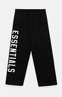 Fear of God Essentials Black Heavy Fleece Relaxed Sweatpants
