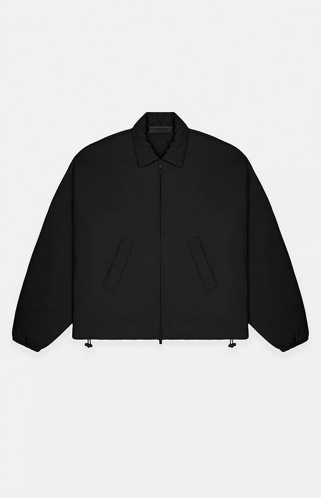 Fear of God Essentials Women's Black Shell Bomber Jacket