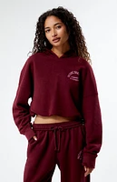 PacSun Pacific Sunwear Arch Bubble Cropped Hoodie