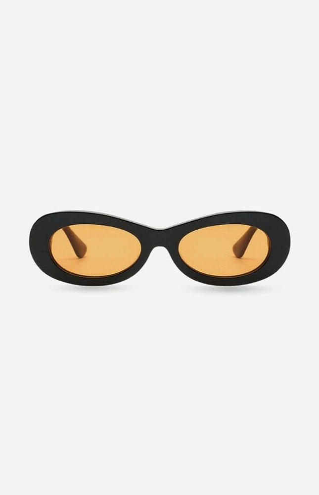 INDY Sunglasses SoHo Caramel Oval Sunglasses