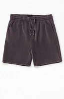 Pacsun Charcoal Fleece Volley Shorts