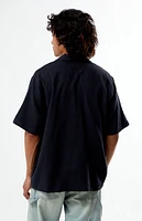 Pacsun Western Embroidered Oversized Resort Camp Shirt