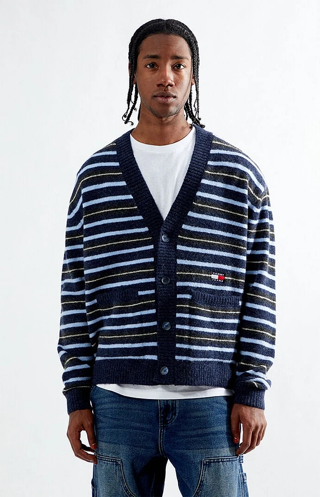 Tommy Jeans Striped Jacquard Boxy Cardigan