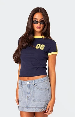 Edikted Kassidy Contrast T-Shirt