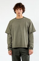 Guess Originals Layered Crew Neck Sweatshirt